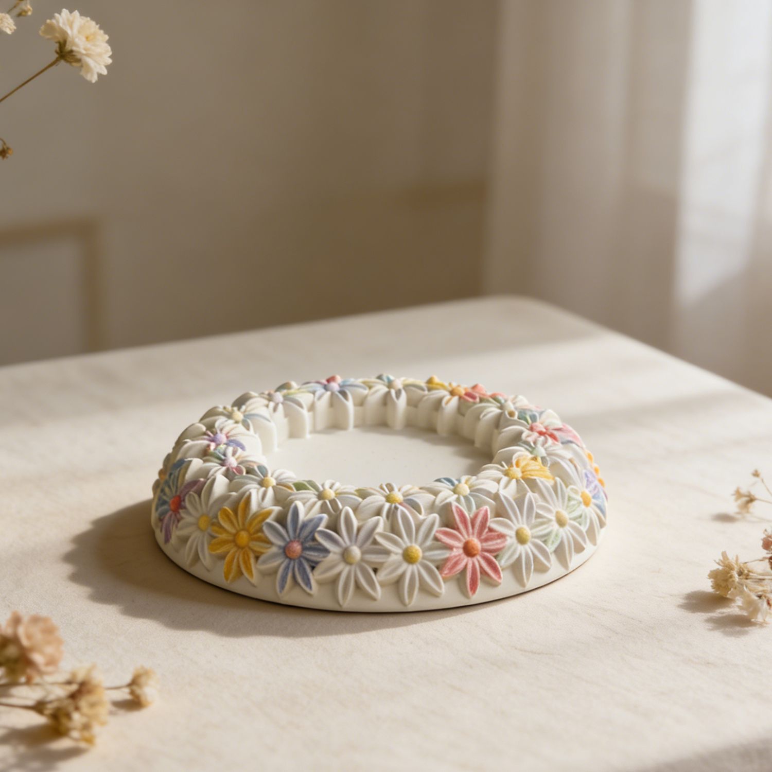 Round Ashtray Mold Round Flora - Resin Craft Workshop review and price