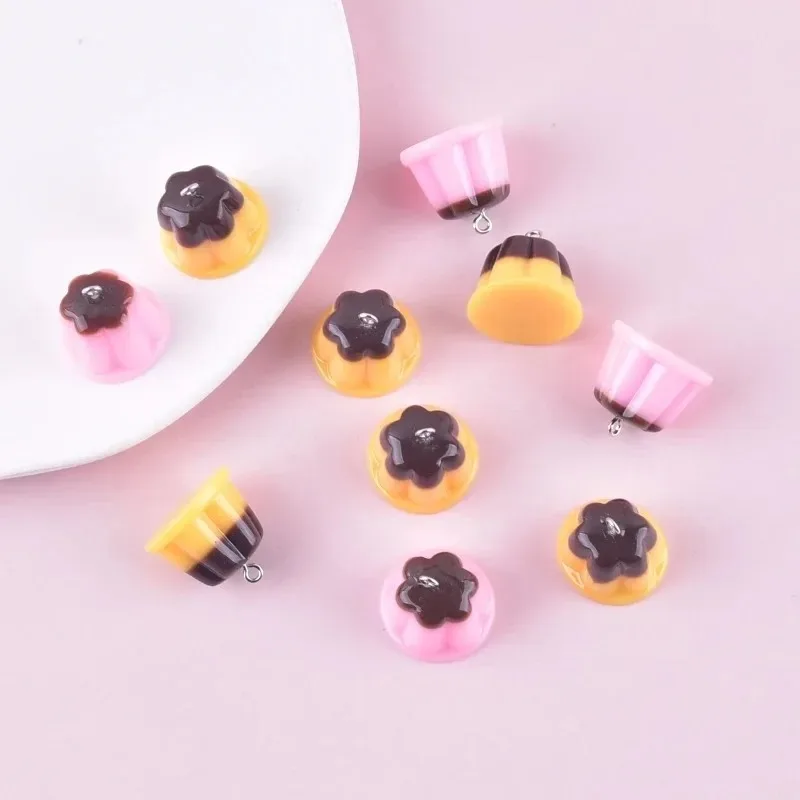 10Pcs 3D Mini Dessert Pudding  - Resin Crafts Diy review and price