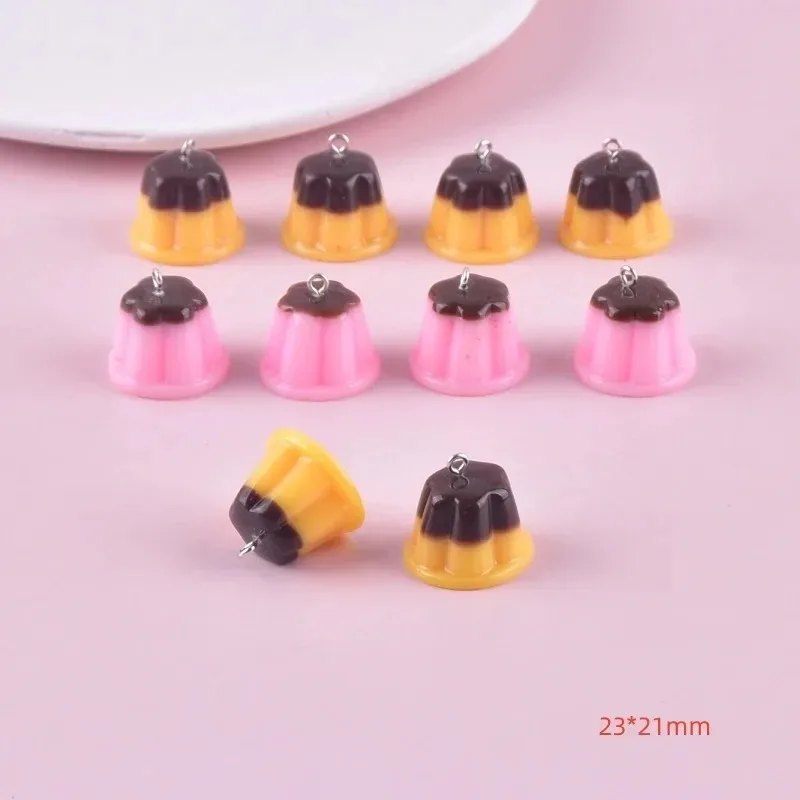 10Pcs 3D Mini Dessert Pudding  - Resin Crafts Diy review and price