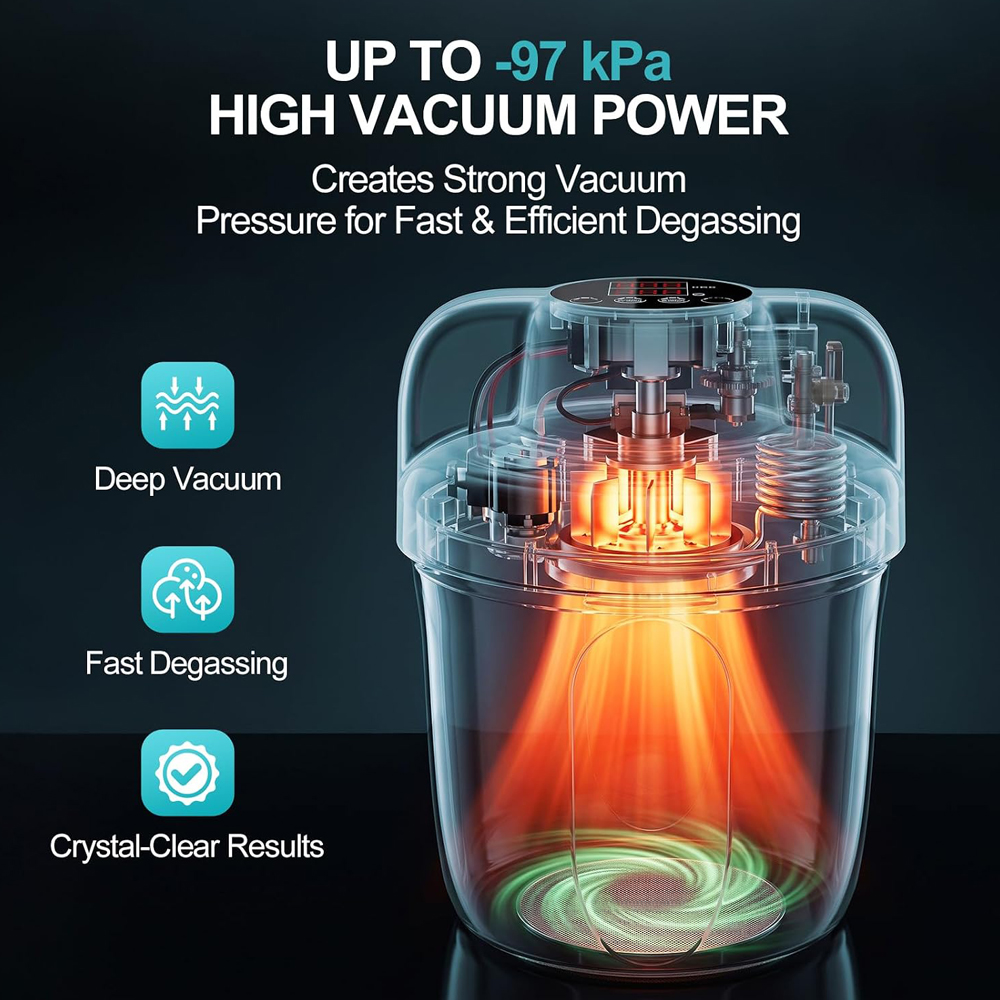 -97kPa Resin Bubble Remover Va - Vacuum Chamber Small review and price